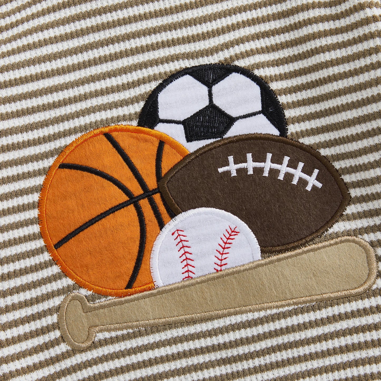 Lioraitiin Toddler Baby Boy Fall Outfit Rugby Embroidery Striped Long Sleeve Sweatshirt and Elastic Pants 2 Piece Clothes