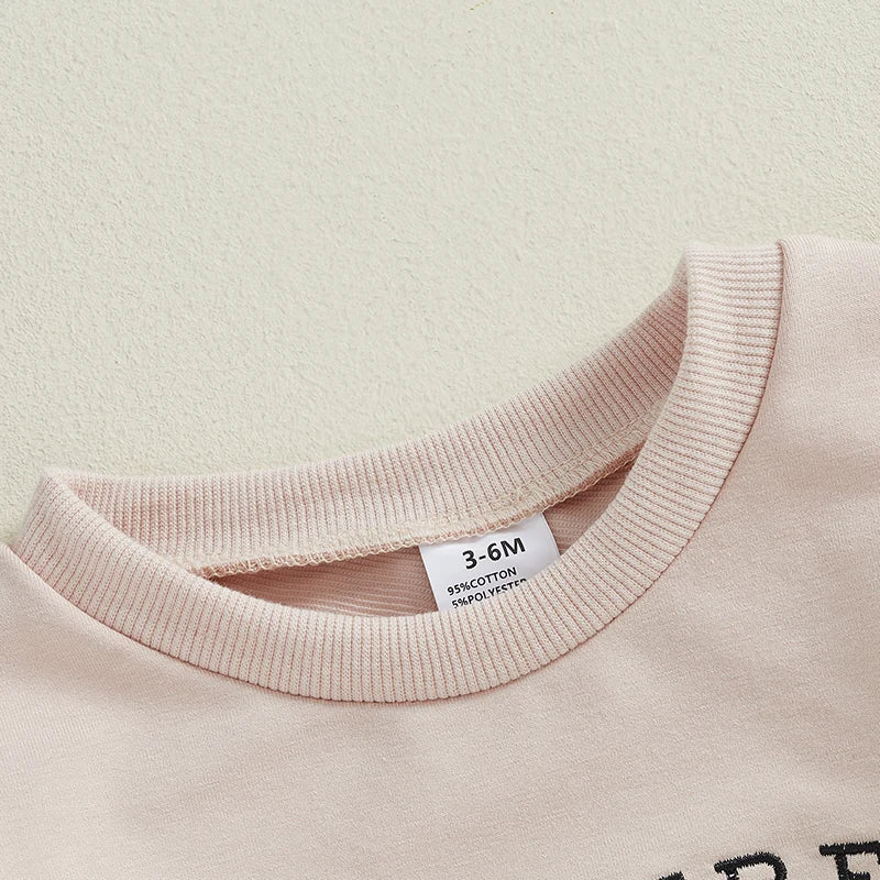 Baby Boys Christmas Jumpsuit Long Sleeve Crewneck Christmas Tree Truck Embroidery Sweatshirt Romper