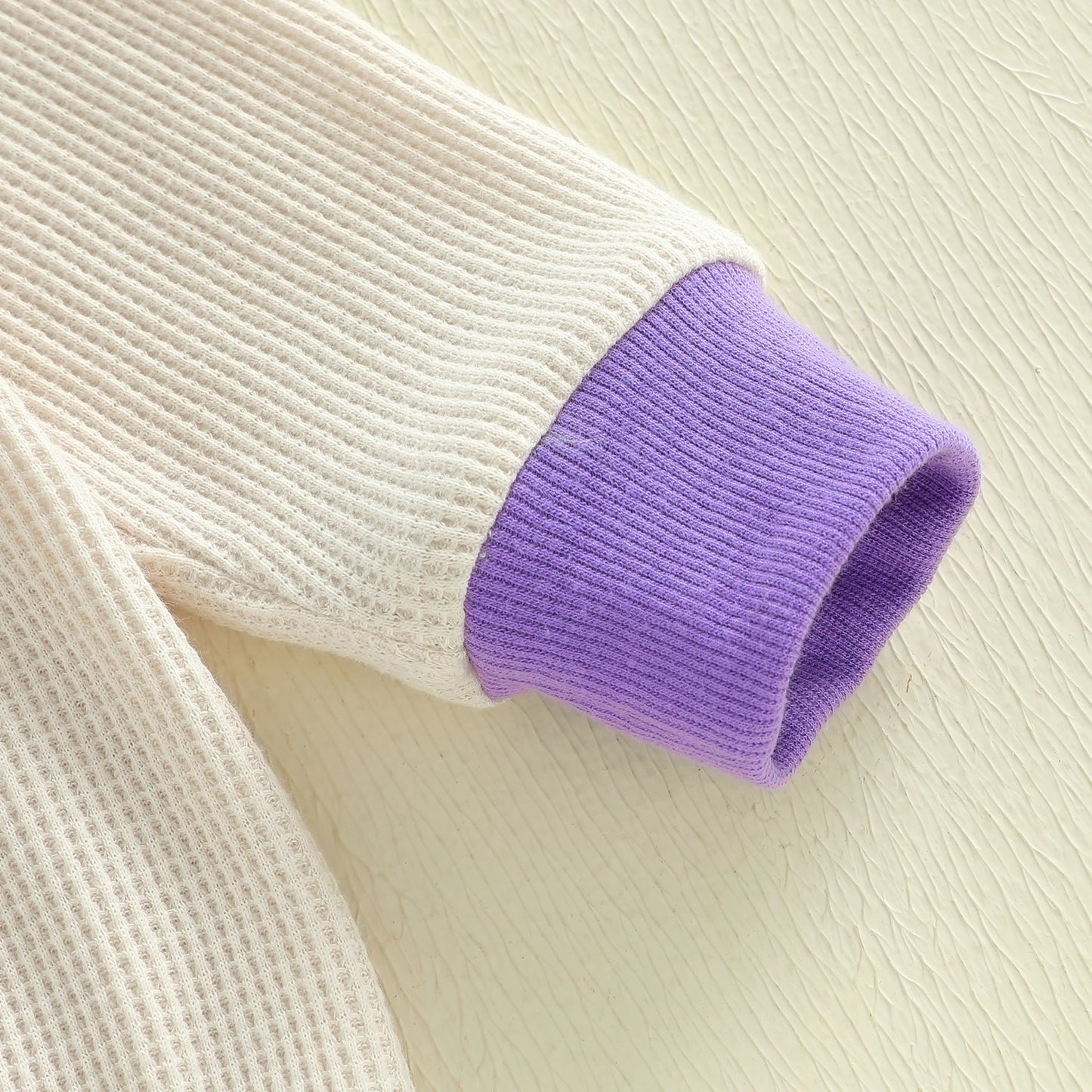 Embroidery Mardi Gras jumpsuit Infant Long Sleeve Crewneck Duck Embroidery Mardi Gras Romper