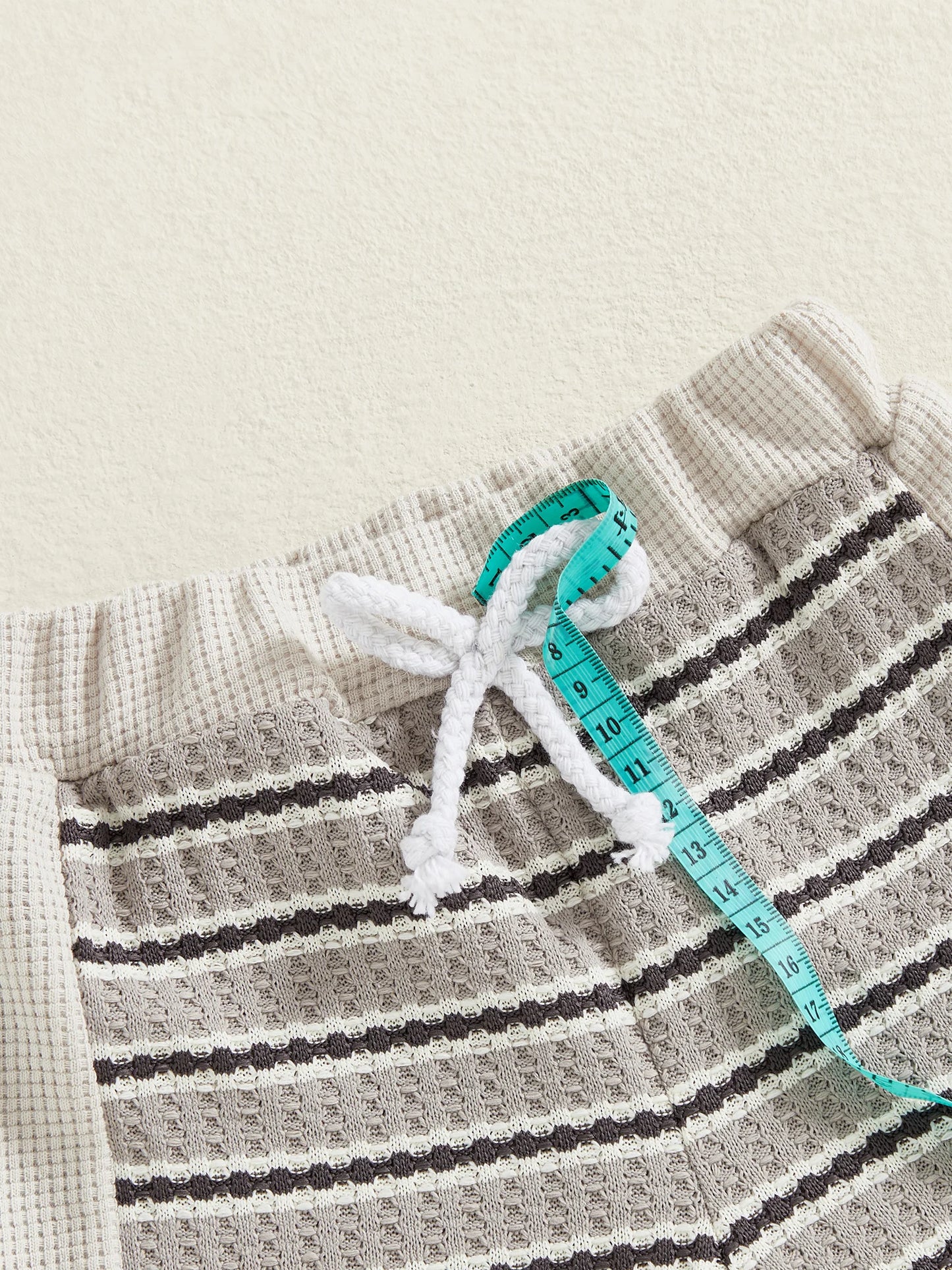 Toddler Boy Fall Outfits Stripe Long Sleeve Lapel Button Pullover + Elastic Waist Pants 2Pcs Set