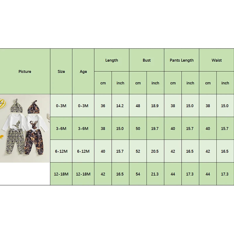 Baby Boys Clothes Set Long Sleeve Crew Neck Letters Print Romper with Cow Cactus Print Sweatpants and Hat Outfit