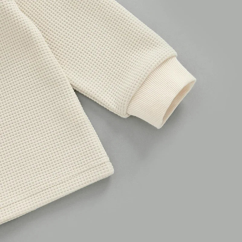 Casual Fall Winter Baby Boy Girl Clothes Set Newborn Infant Toddler Button Tops Pants Casual Outfits Clothing